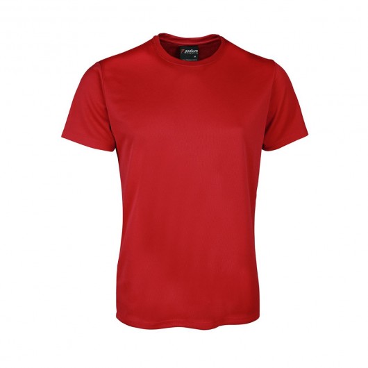 Red Coloured Sports Tees
